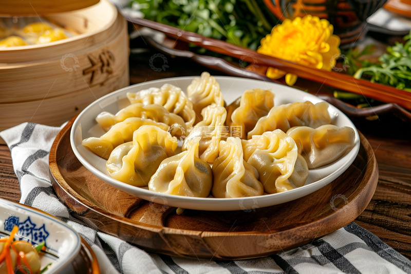 高清大图下载【趣麦麦图】美味的水饺特写