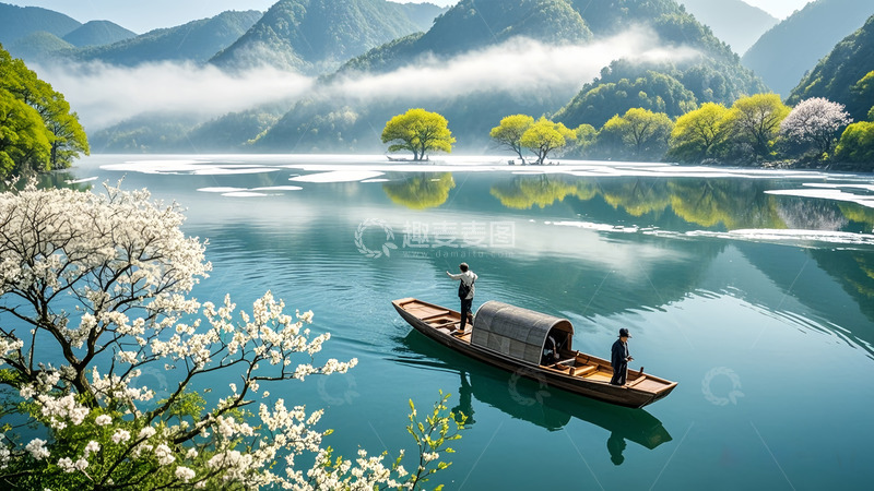 高清大图下载【趣麦麦图】江南水乡两岸香