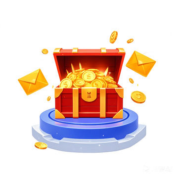 金元宝和红包的财运祝福