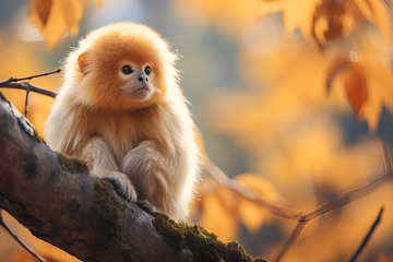 可爱的金丝猴