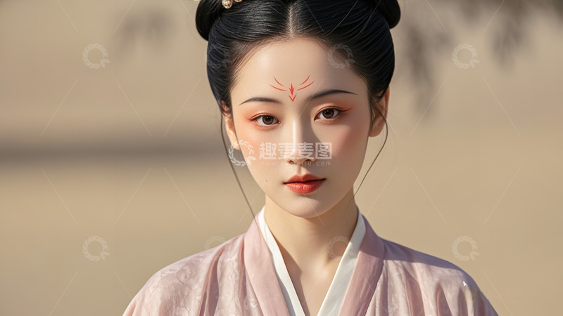 高清大图下载【趣麦麦图】宫廷少女装扮