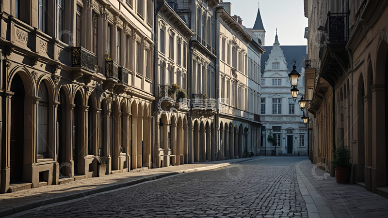 高清大图下载【趣麦麦图】宽敞的大马路