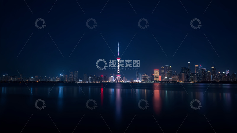 高清大图下载【趣麦麦图】夜晚上海的美
