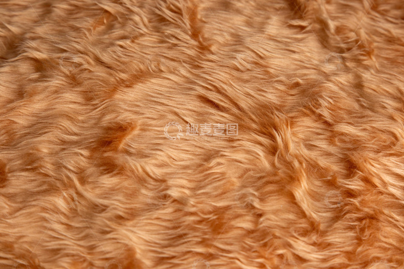 高清大图下载【趣麦麦图】浅棕波浪毛绒布料纹理