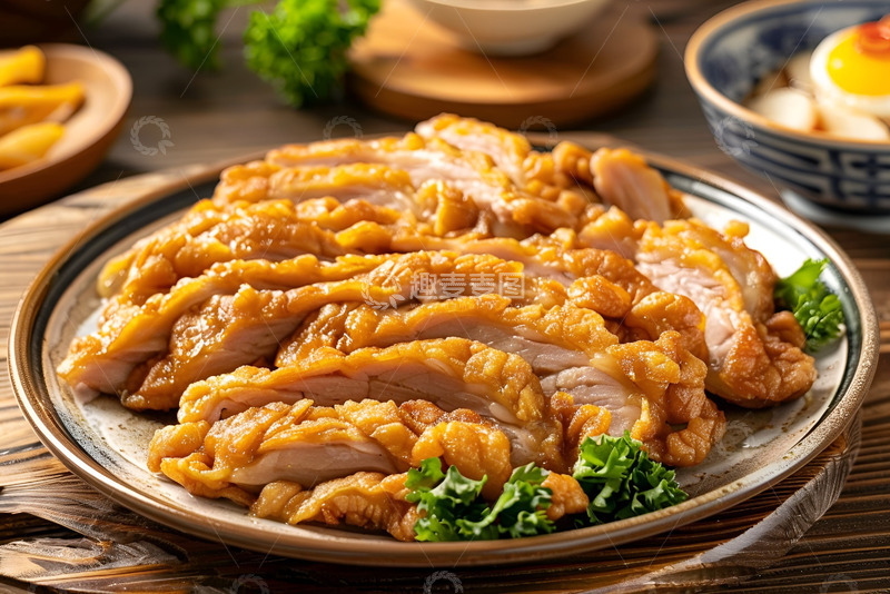 高清大图下载【趣麦麦图】一盘炸酥肉片