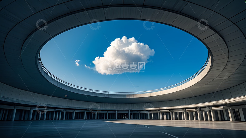 高清大图下载【趣麦麦图】圆形建筑设计