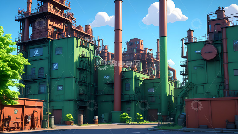 高清大图下载【趣麦麦图】建筑工业设计