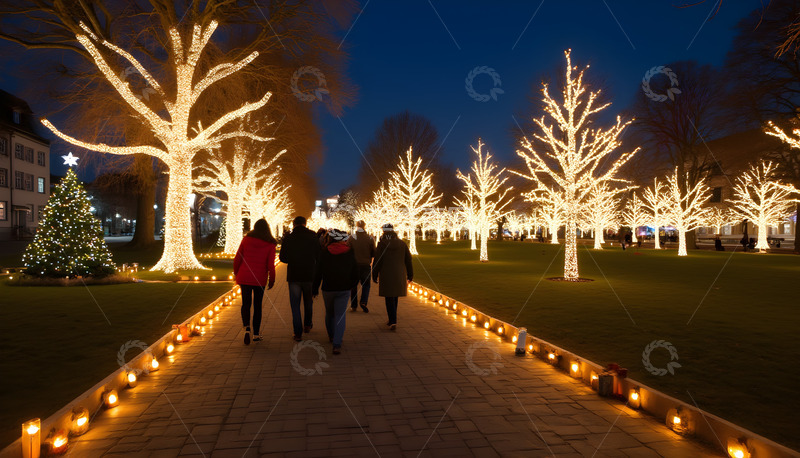 高清大图下载【趣麦麦图】圣诞节的气氛