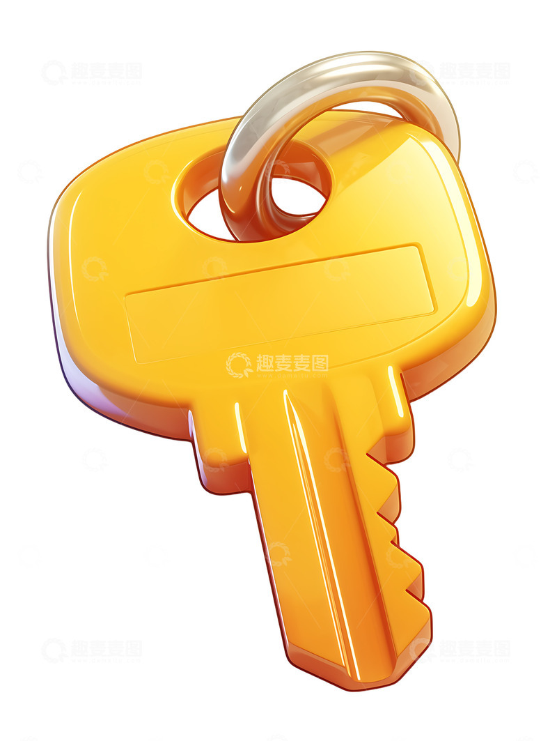 高清大图下载【趣麦麦图】钥匙图标卡通