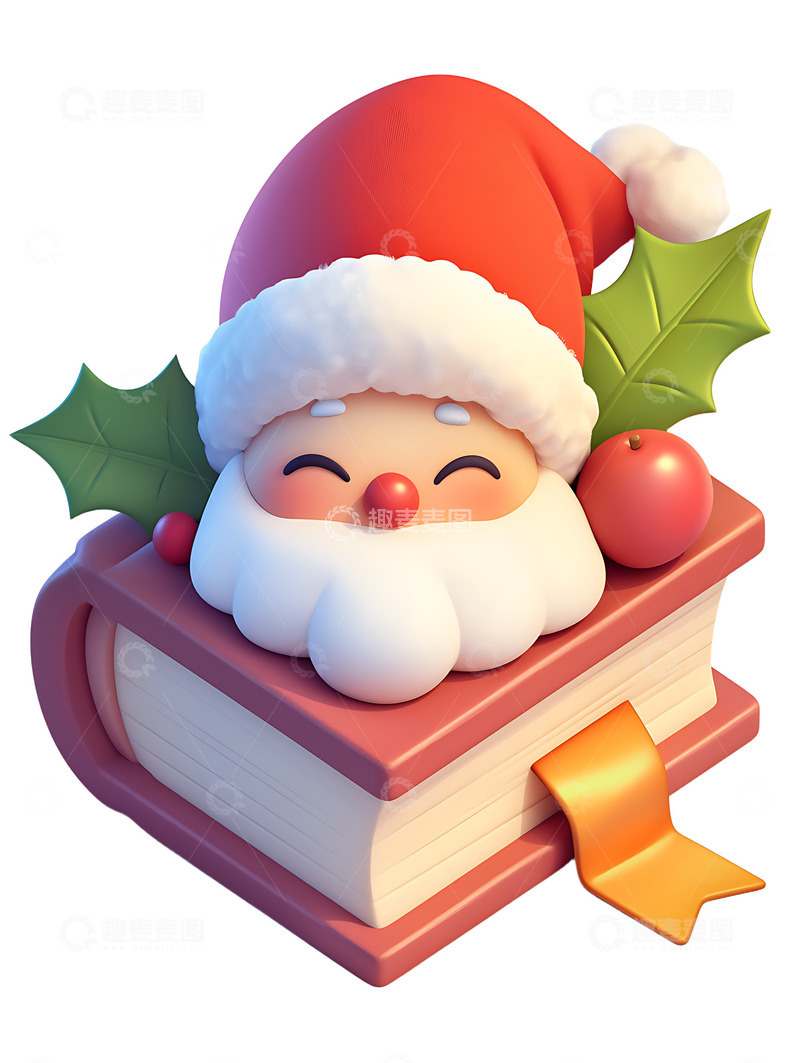 高清大图下载【趣麦麦图】圣诞节笔记本