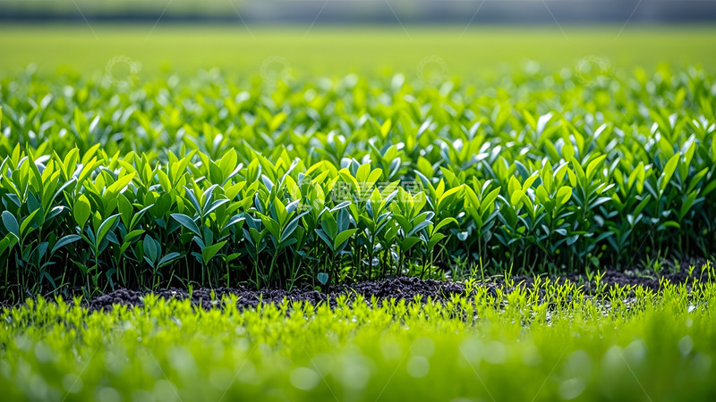 高清大图下载【趣麦麦图】春雨后的绿色嫩芽