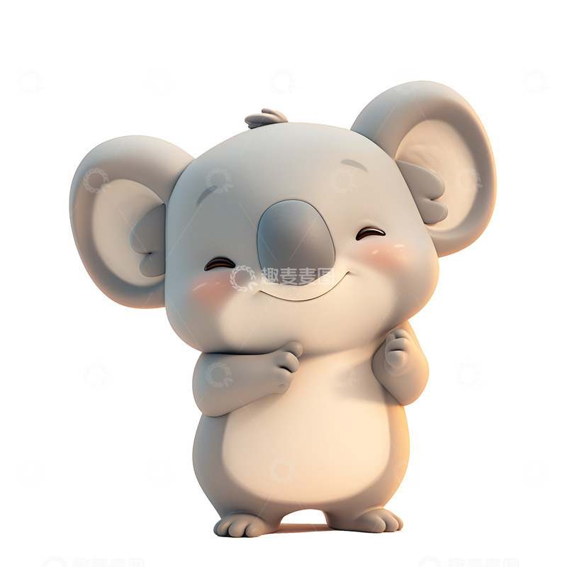 高清大图下载【趣麦麦图】卡通简约可爱的考拉
