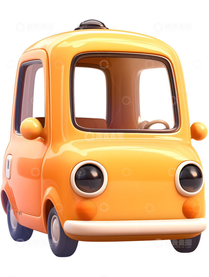 高清大图下载【趣麦麦图】卡通小汽车图标