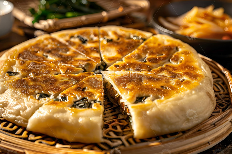 高清大图下载【趣麦麦图】梅菜夹饼美食摄影