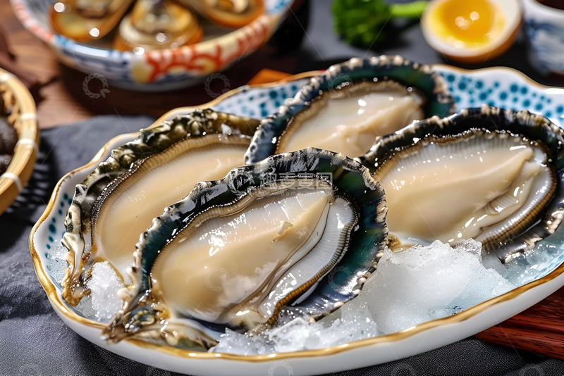 高清大图下载【趣麦麦图】海鲜鲍鱼美食
