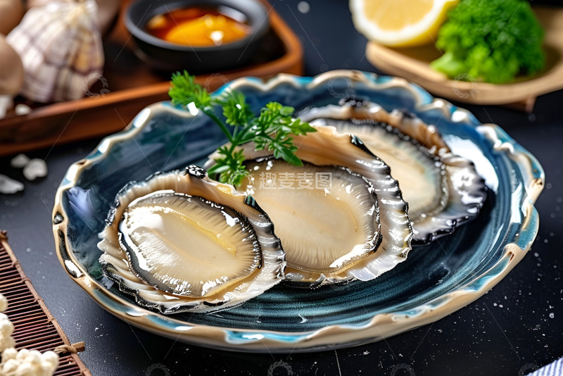 高清大图下载【趣麦麦图】新鲜的鲍鱼特写