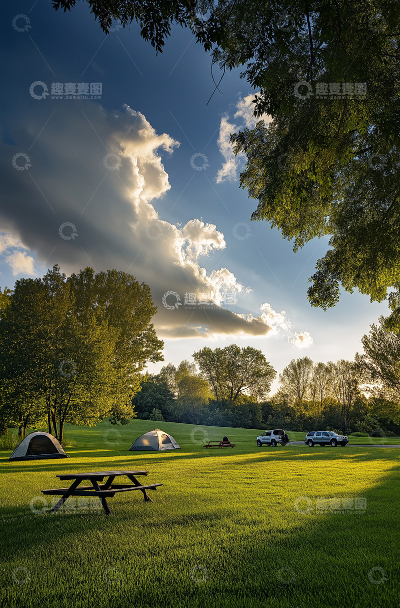 高清大图下载【趣麦麦图】户外郊游场景