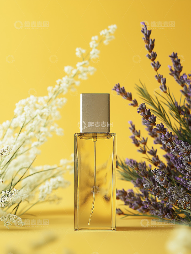 高清大图下载【趣麦麦图】护肤黄色氛围摄影