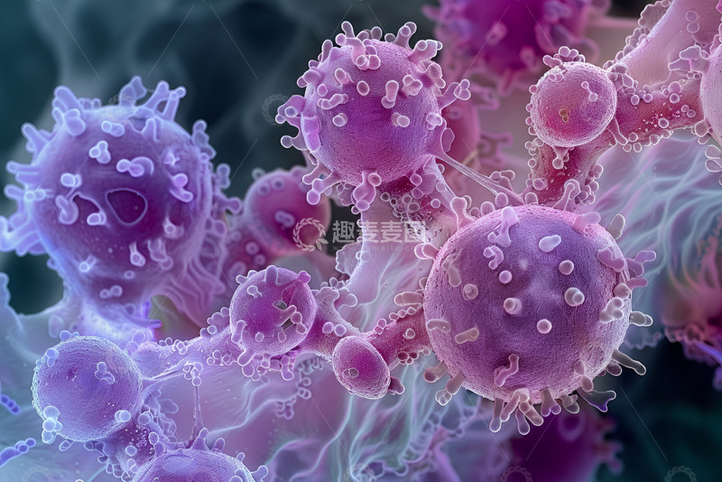 高清大图下载【趣麦麦图】显微镜下的细胞