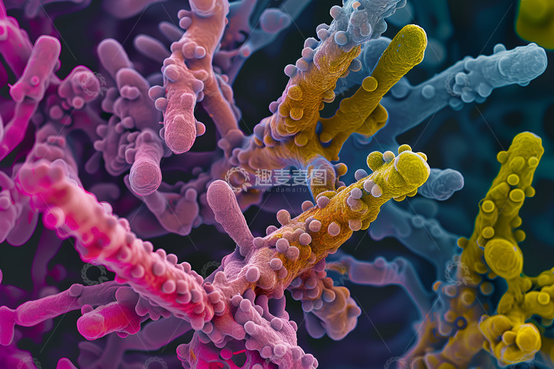 高清大图下载【趣麦麦图】微生物细胞细菌