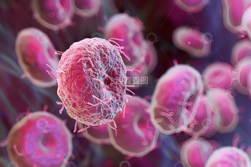 高清大图下载【趣麦麦图】红色的细胞特写