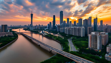 远处看的广州塔