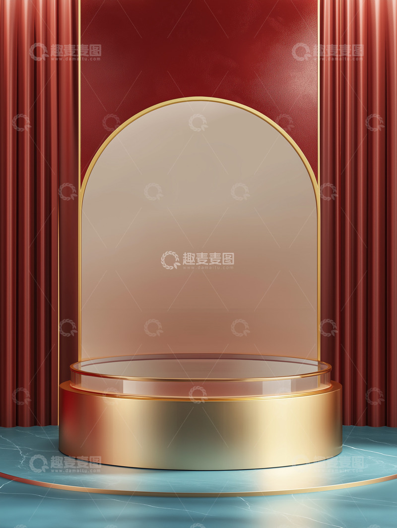 高清大图下载【趣麦麦图】立体金属质感空间背景