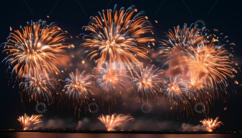 高清大图下载【趣麦麦图】过年的烟花漂亮