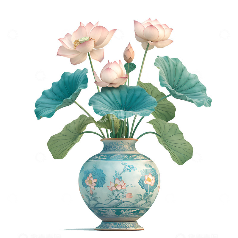 高清大图下载【趣麦麦图】卡通简约花瓶