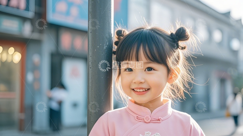 高清大图下载【趣麦麦图】可爱的小女孩1