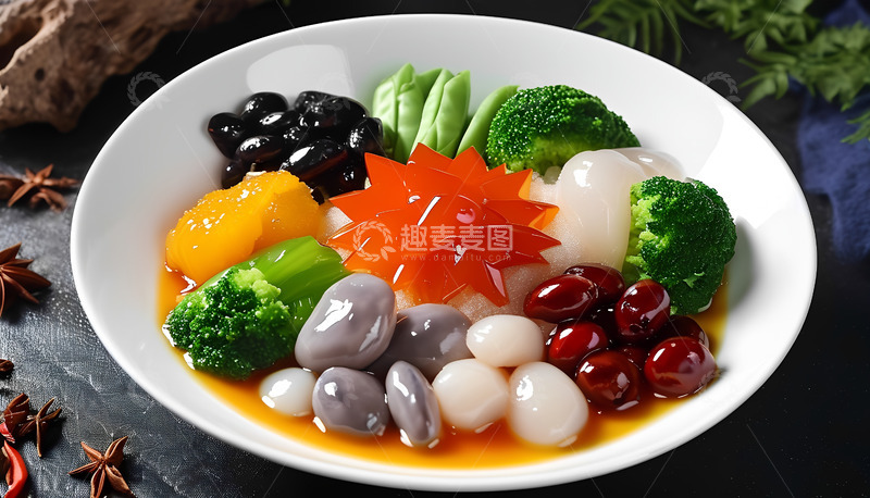 高清大图下载【趣麦麦图】各种颜色的美食