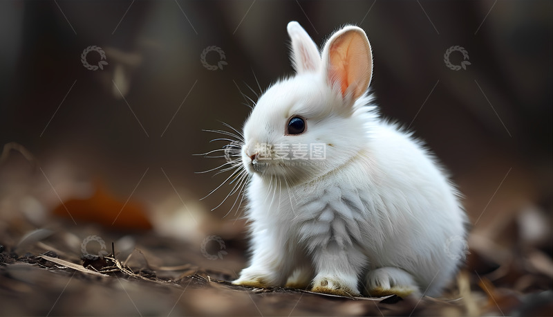 高清大图下载【趣麦麦图】一只可爱的兔子