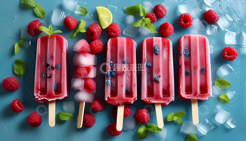 高清大图下载【趣麦麦图】雪糕冰棍好吃