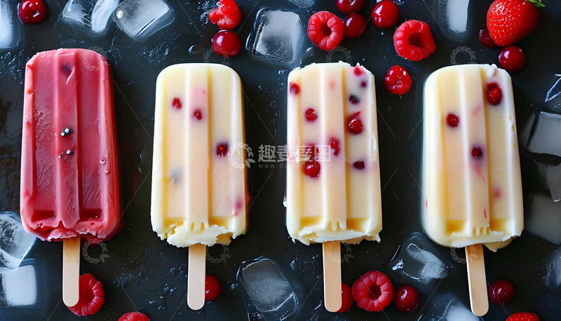 高清大图下载【趣麦麦图】雪糕夏天白色