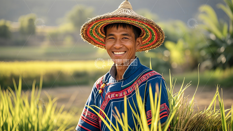 高清大图下载【趣麦麦图】稻谷阳光庄家