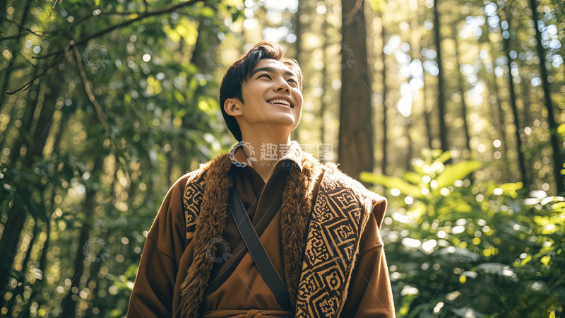 高清大图下载【趣麦麦图】笑容大树树林