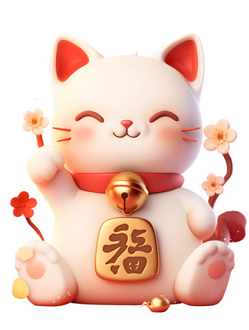 可爱的招财猫