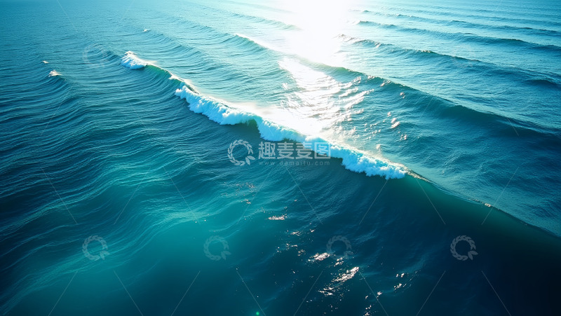 高清大图下载【趣麦麦图】阳光海浪海水