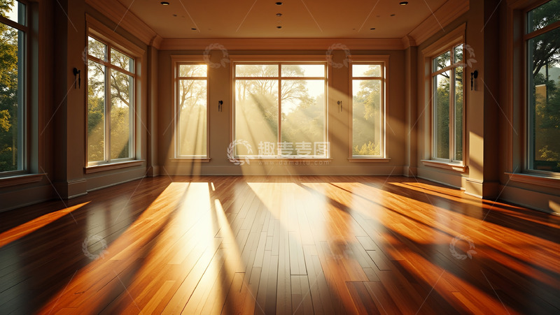 高清大图下载【趣麦麦图】阳光照在家里