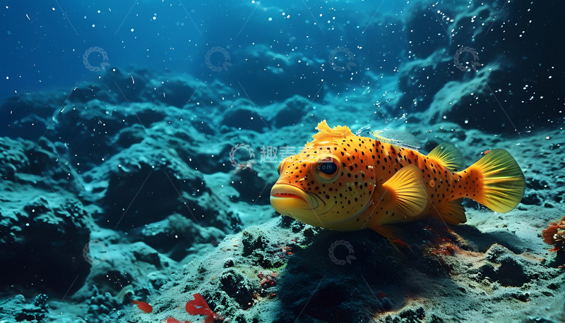 高清大图下载【趣麦麦图】海底海鲜海水
