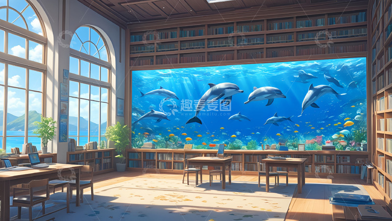 高清大图下载【趣麦麦图】美丽的海洋馆