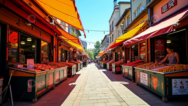 高清大图下载【趣麦麦图】阳光水果天空