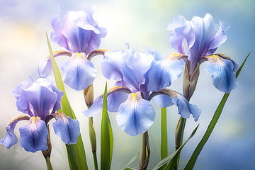 鸢尾花特写摄影