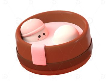 拟人汤圆饺子元宵食物美食特色美食