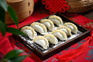 美食摄影饺子春节冬至