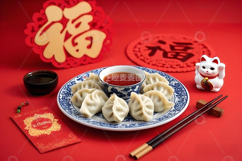 春节美食饺子摄影图2