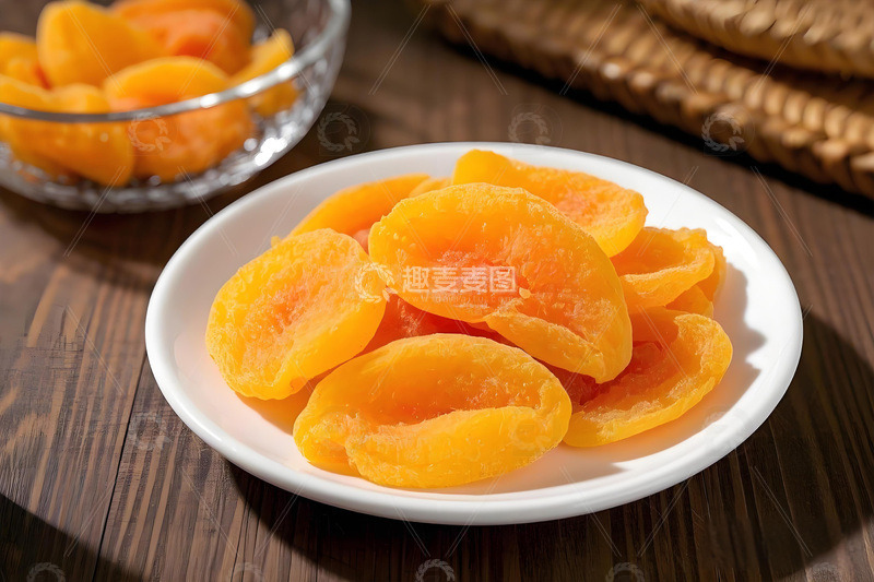 高清大图下载【趣麦麦图】黄桃干春节果脯摄影图