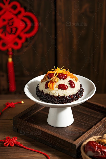 春节八宝饭美食摄影图2