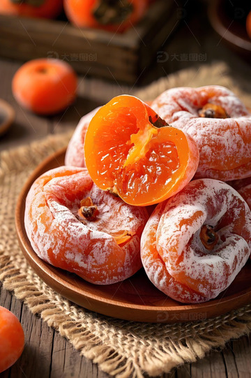 柿饼中国零点摄影图