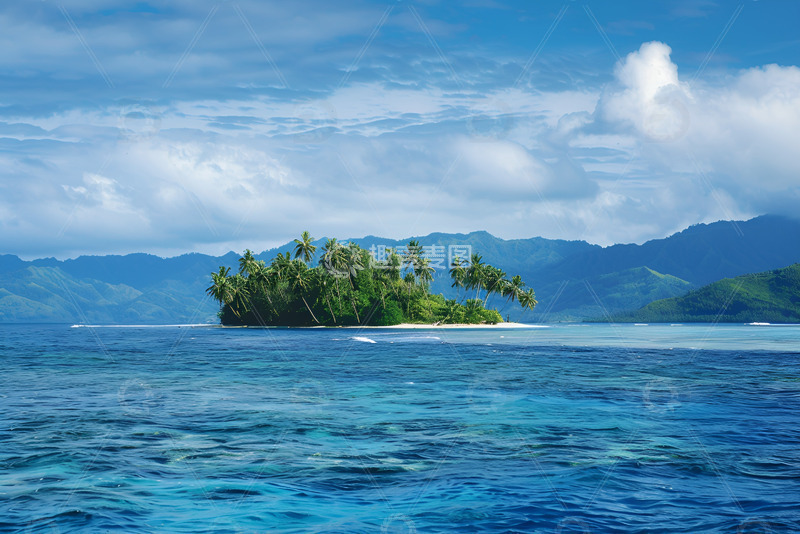 大海中的岛屿